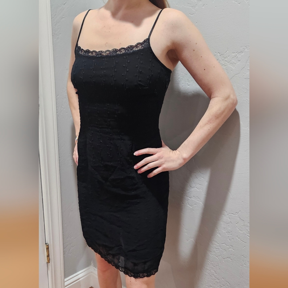 Moschino made in Italy size 8 vintage black dress